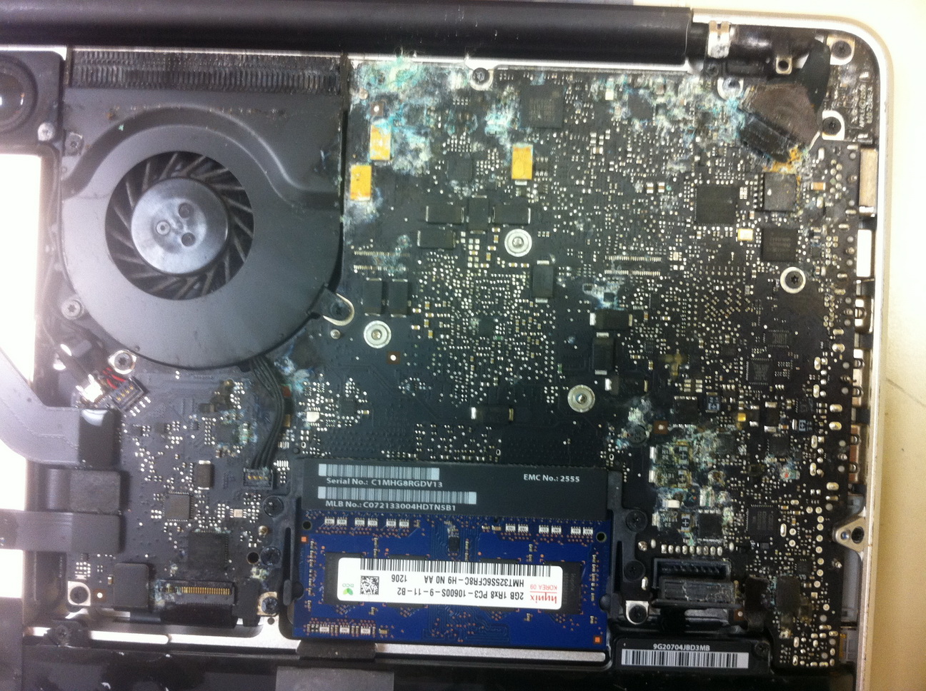 Liquid Damaged Logic Board Repair